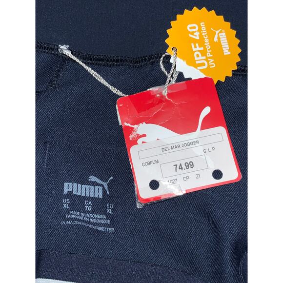 NWT- Women’s Puma Del Mar Golf Dry Fit Joggers - Navy - XL - Picture 4 of 4